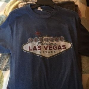 Navy Las Vegas Tee